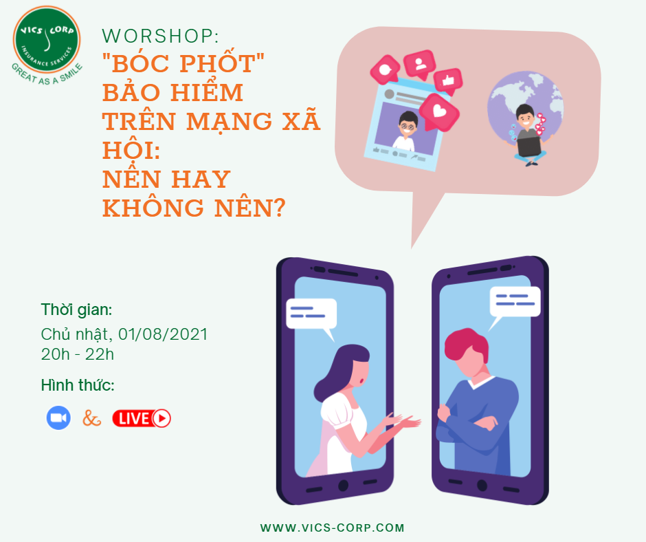 Workshop: “Bóc phốt” bảo hiểm trên mạng xã hội – Nên hay không?